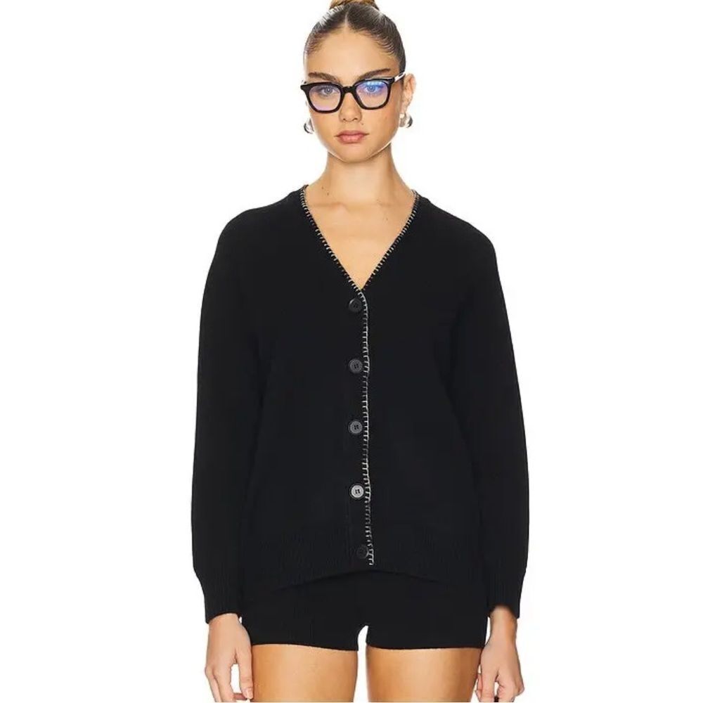 NWT 27 MILES MALIBU Galatea Cardigan Black XS